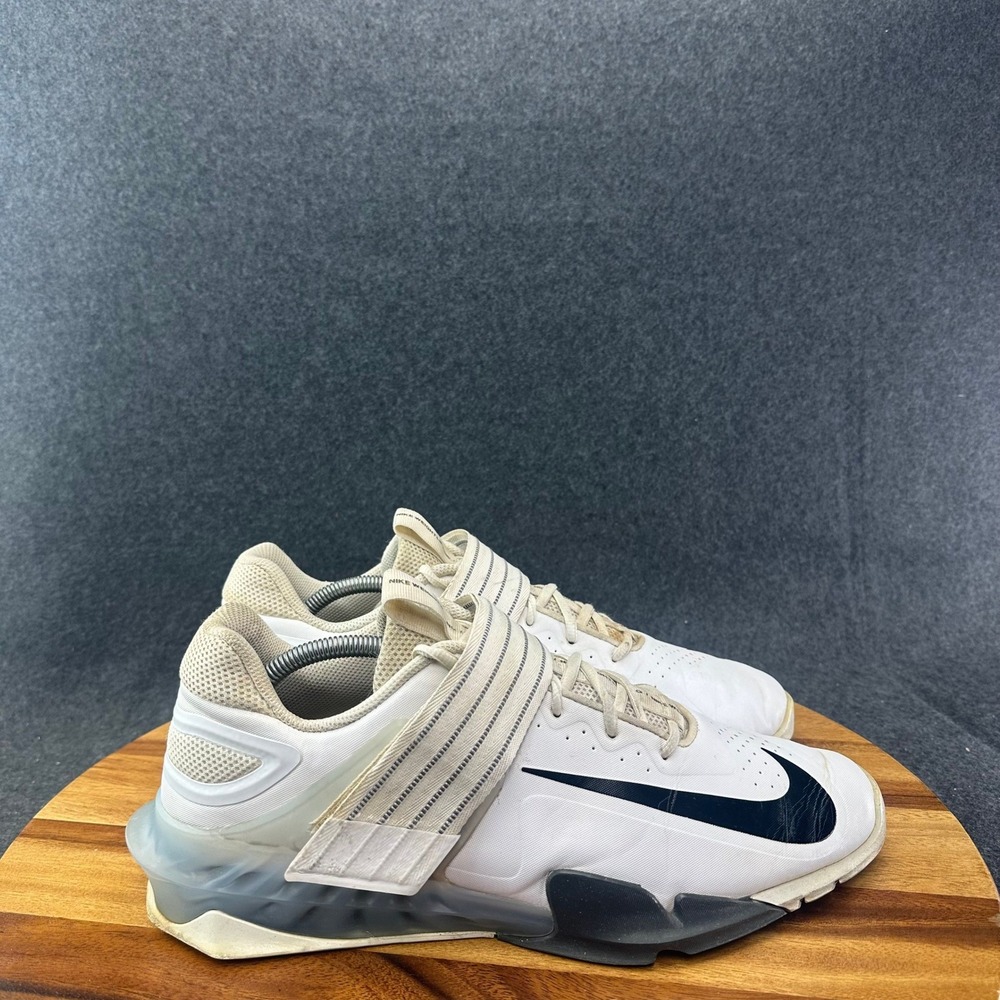 Nike Savaleos White Weightlifting Training Shoe Men's Size 12.5 CV5708-100